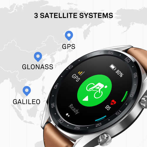 Huawei Watch GT (46mm Saddle Brown) - Local Stock - Brand New (FTN-B19)