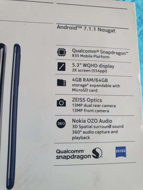 Nokia 8 - 64gb with 4gb Ram (TA-1012 SS) - With cover and an extra glass protector.