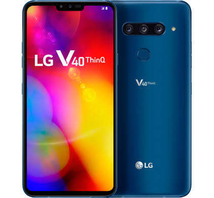 LG V40 ThinQ - 128gb memory , 6gb Ram - Moroccan Blue Sealed (LM-V405EB)