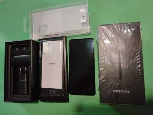 Samsung Note 10 Lite 128GB-Aura Black -Dual Sim -SMN770F/DS - With Extras(Covers, Protector, Skins)