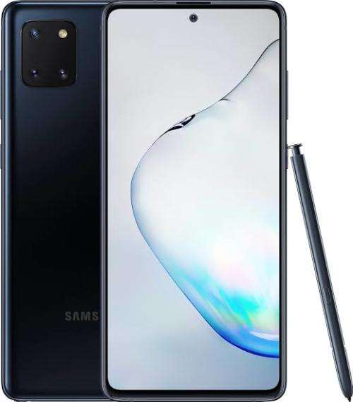 Samsung Note 10 Lite 128GB-Aura Black -Dual Sim -SMN770F/DS - With Extras(Covers, Protector, Skins)