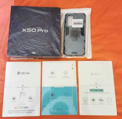 VIVO X50 Pro Gimbal Camera Smartphone - Alpha Grey 5G - 256Gb Memory and 8Gb Ram - With Extras