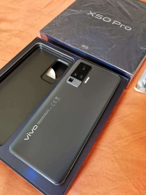 VIVO X50 Pro Gimbal Camera Smartphone - Alpha Grey 5G - 256Gb Memory and 8Gb Ram - With Extras