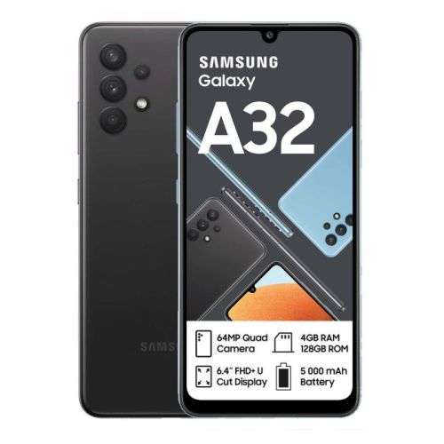 Samsung Galaxy A32 Awesome Black 128GB LTE - Brand New Sealed local stock -Dual Sim-SM-A325F/DS