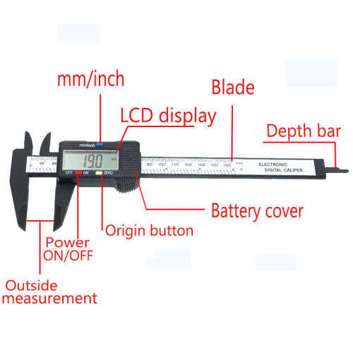 Digital Caliper Vernier Micrometer (150mm = 15cm) (Local)