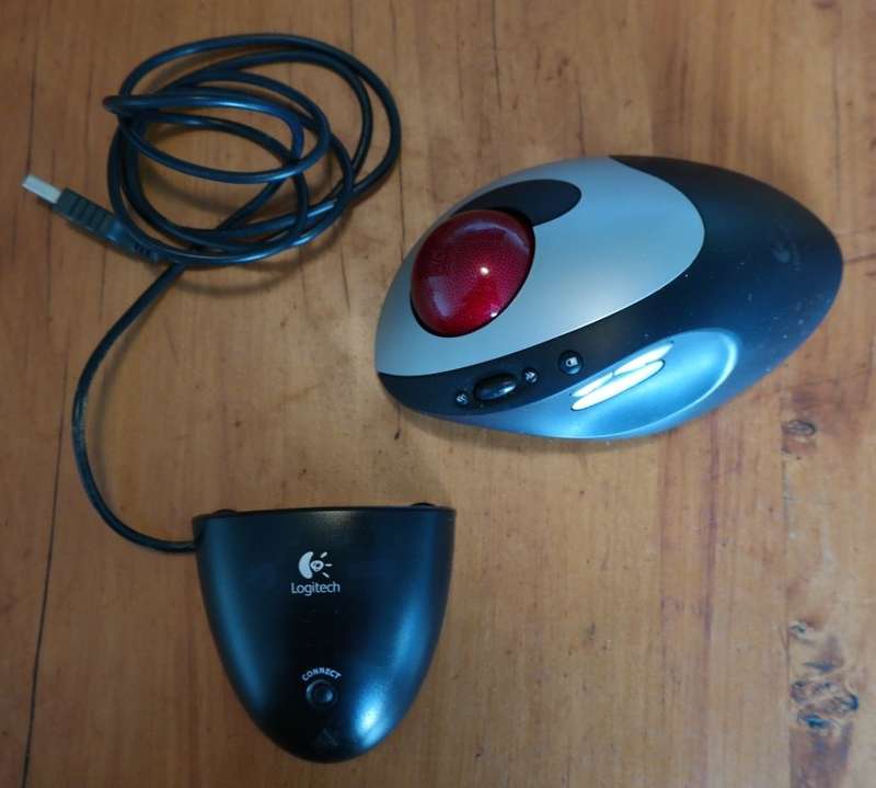Logitech - Cordless Optical Trackman