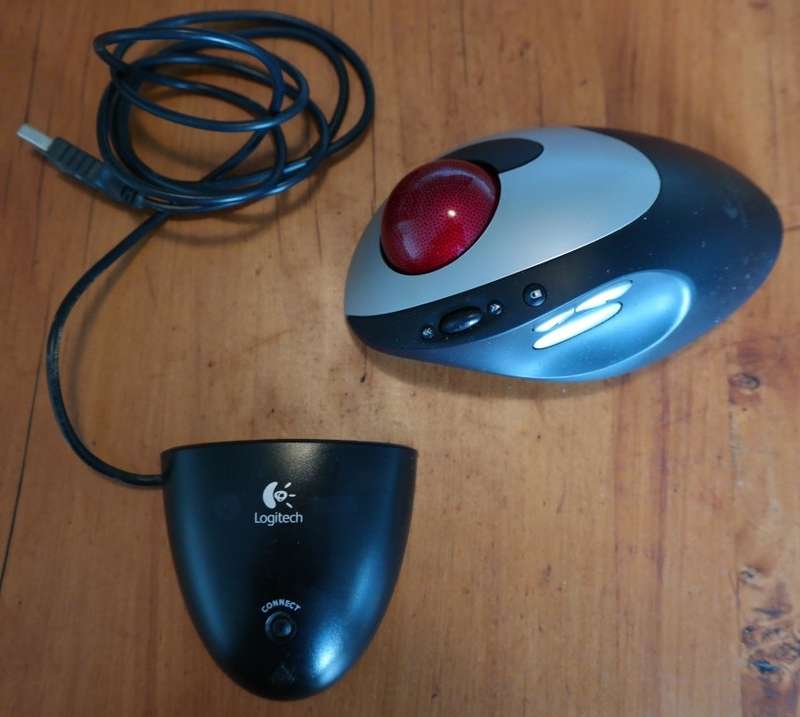Logitech - Cordless Optical Trackman