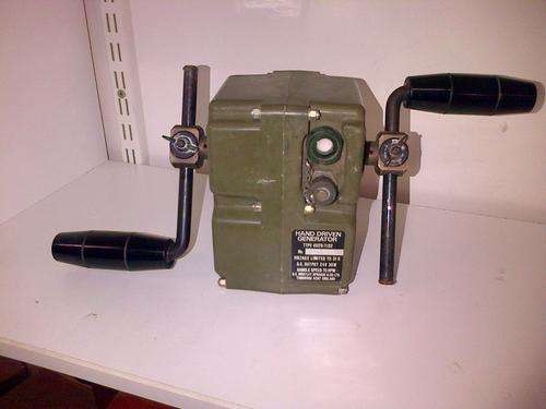 Military Radio Hand Drive Generator Type Hd29/11d2 G.E Made In U.K