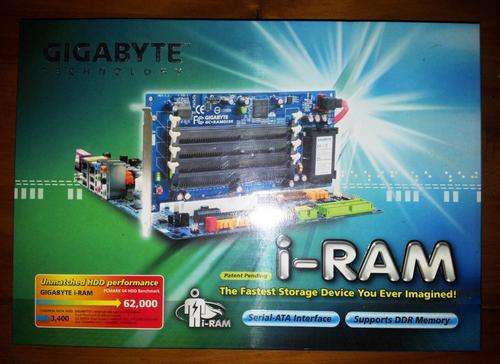 Gigabyte GC-RAMDISK i-RAM 4 GB Hard Drive (no RAM included)