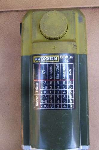 proxxon drill/milling machine