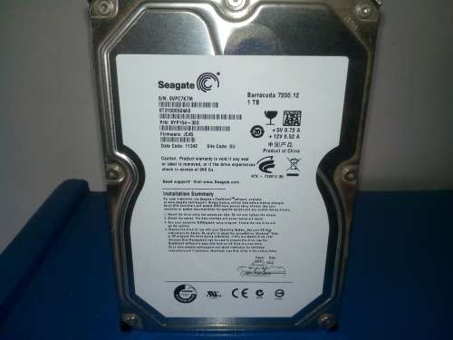 Seagate Barracuda 1TB 7200 RPM SATA Hard Drive