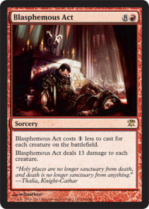 Magic the Gathering: Blasphemous Act (Innistrad Edition)