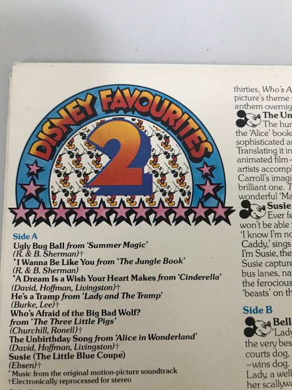 Vintage 1970`s Wonderful World of Disney LP`s by Readers Digest for Children