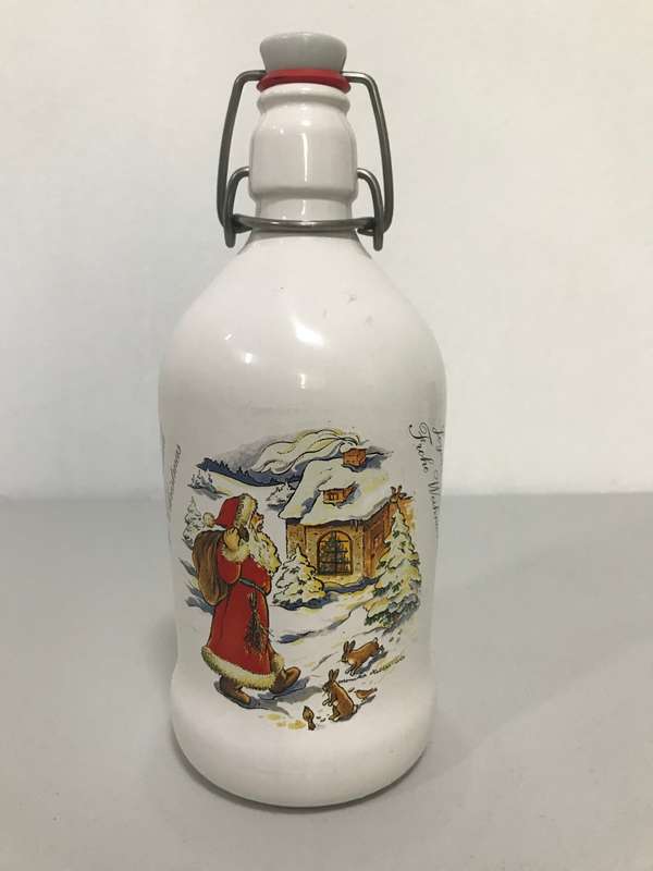 Christmas decanter German made 20th Century