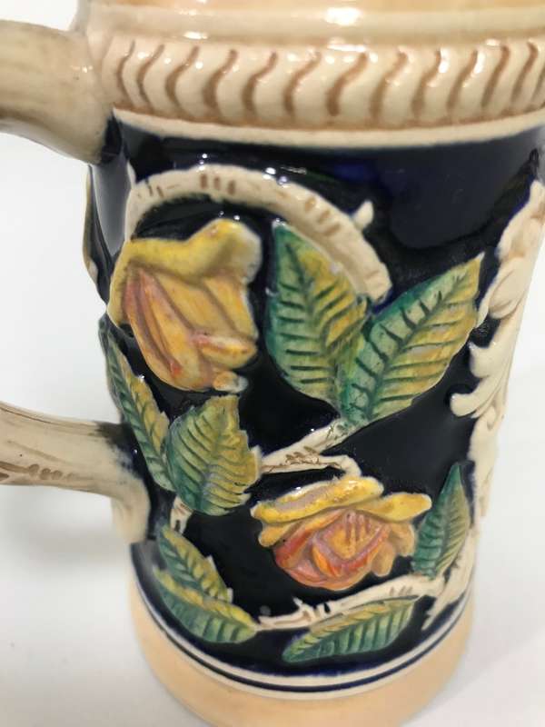 Original Gerz Beer Stein Lidded Zinn Beer Mug,German Beer Stein,German Beer Mug