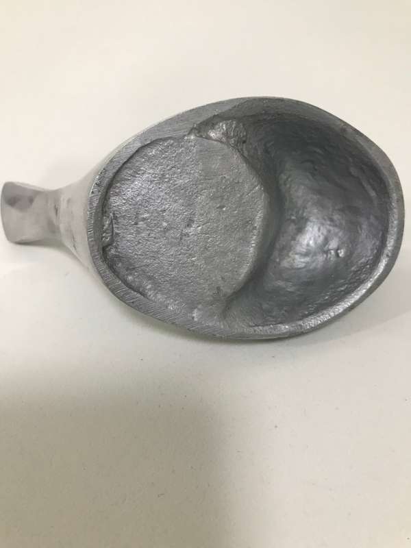 Two Heavy Birds Candle Holder Solid Silver Metal