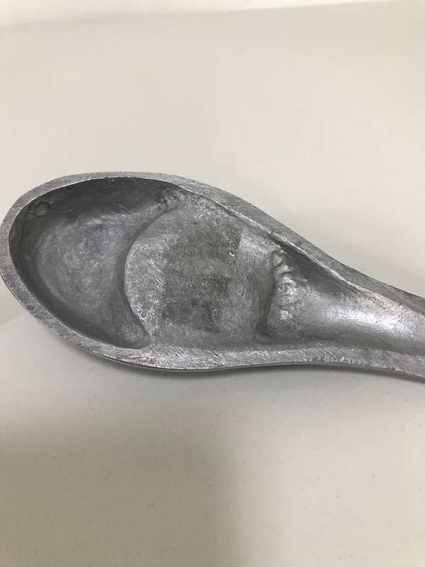Two Heavy Birds Candle Holder Solid Silver Metal
