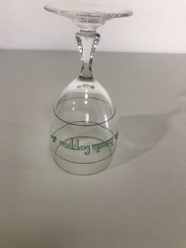 French Cristal Irish Coffee Glasses x 7 and 12 Shot Glasses