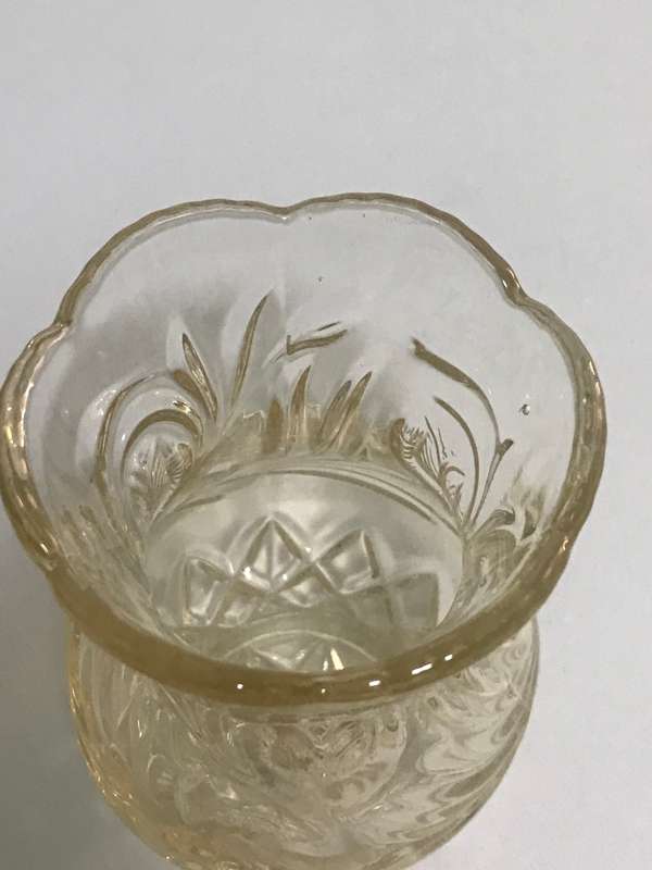 Beautiful Crystal Vase Riihimaki Finland 1930s Highly sought after almost 100 years old