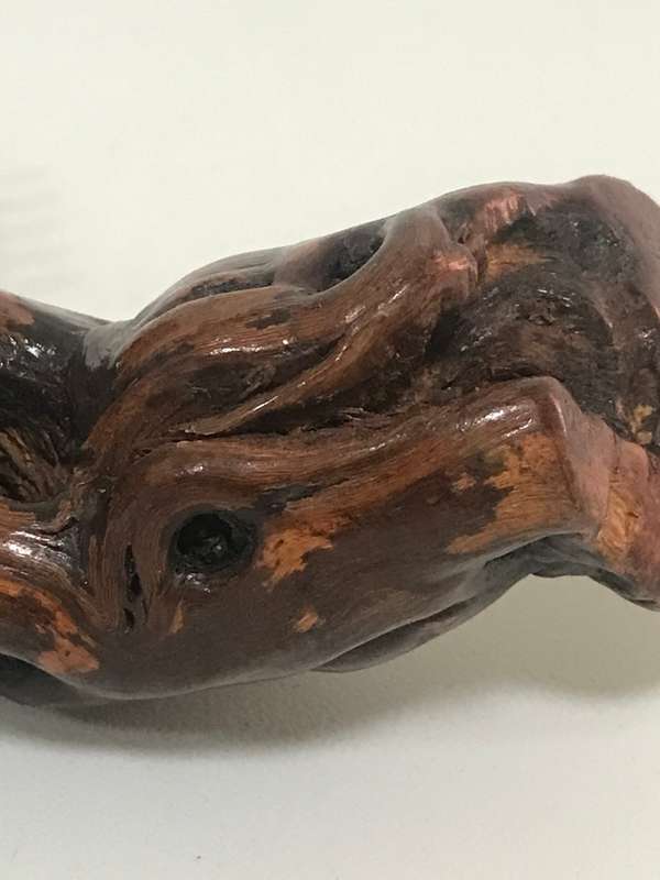 Antique French Burl Cork Screw by Laurent Siren