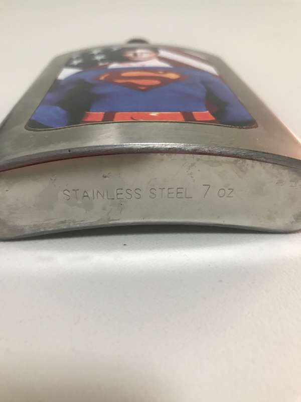 Superman Hip Flask Unique sought after