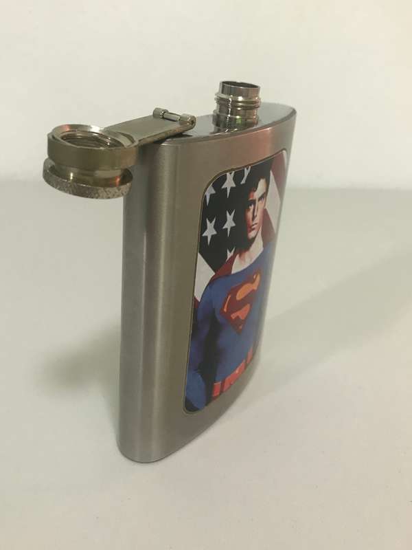 Superman Hip Flask Unique sought after