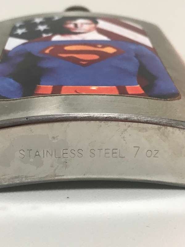 Superman Hip Flask Unique sought after