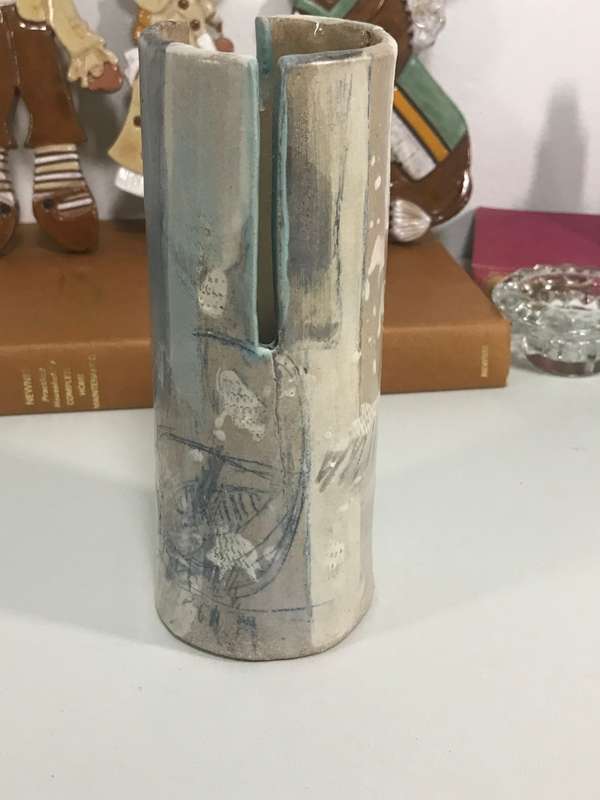 Ceramic Vase Glazed Unique Design