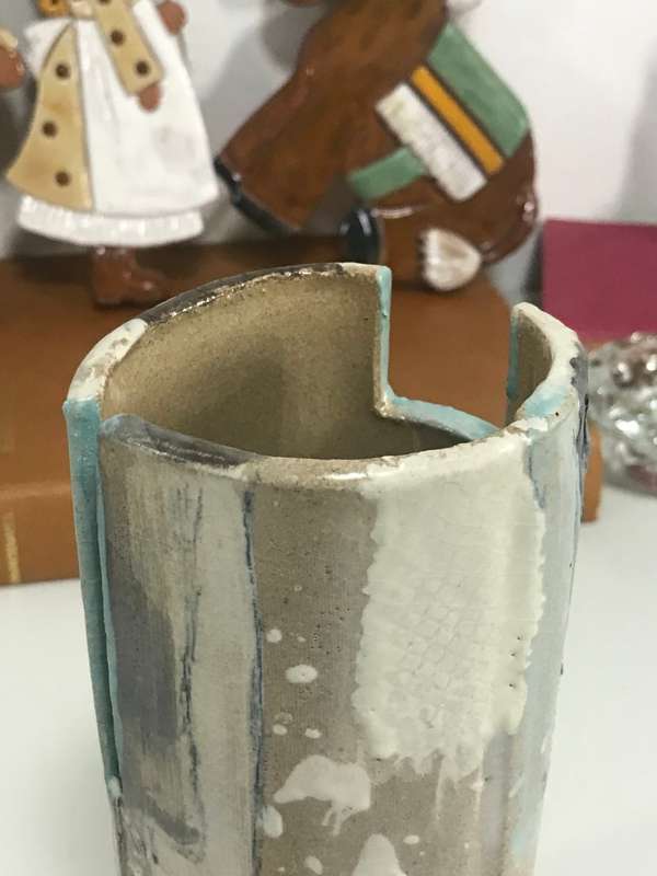 Ceramic Vase Glazed Unique Design