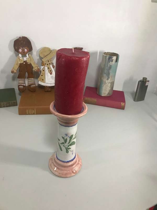 Handmade Candle Holder and Ashtray/Holder both by The Potter