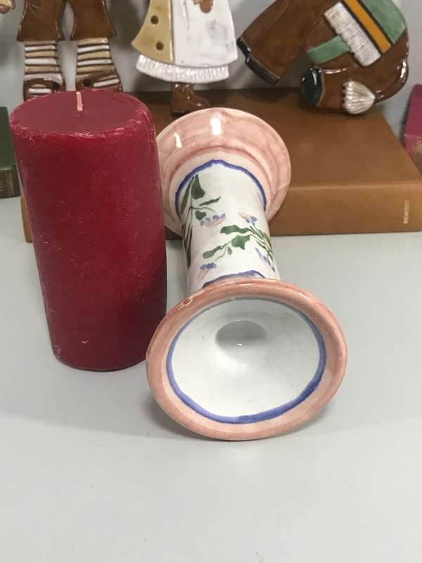 Handmade Candle Holder and Ashtray/Holder both by The Potter