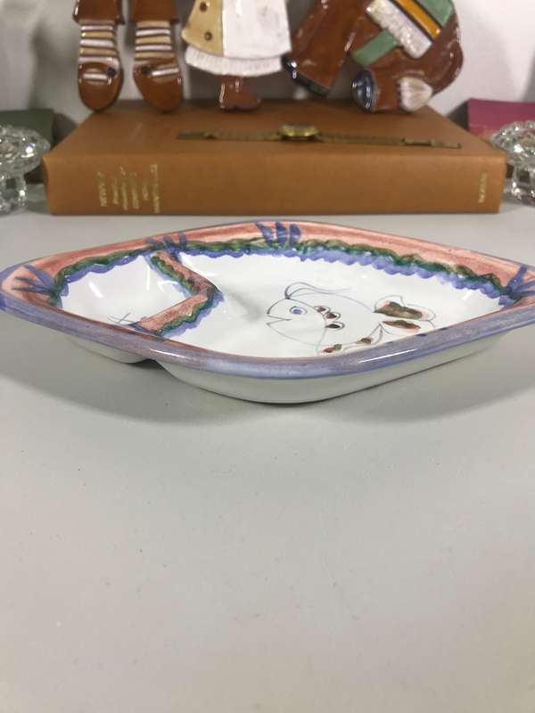 Handmade Candle Holder and Ashtray/Holder both by The Potter