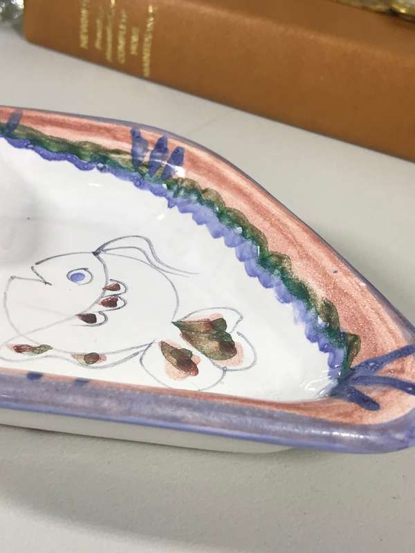 Handmade Candle Holder and Ashtray/Holder both by The Potter