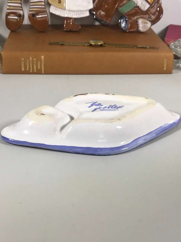 Handmade Candle Holder and Ashtray/Holder both by The Potter