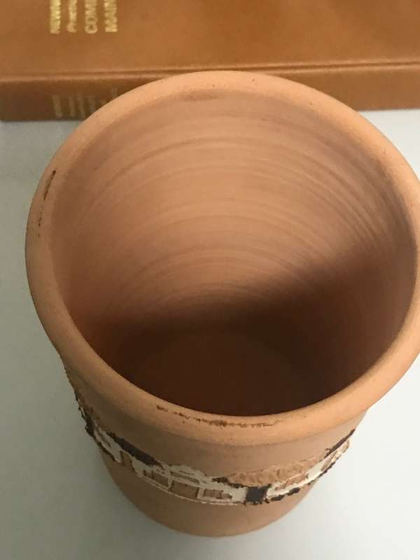 Pottery Vase or Utensils Holder or Wine Cooler 23cm x 14cm