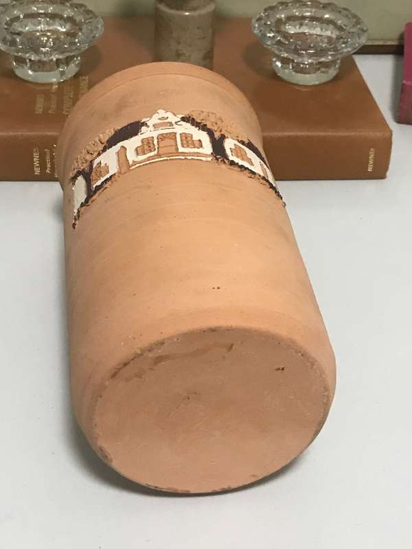 Pottery Vase or Utensils Holder or Wine Cooler 23cm x 14cm