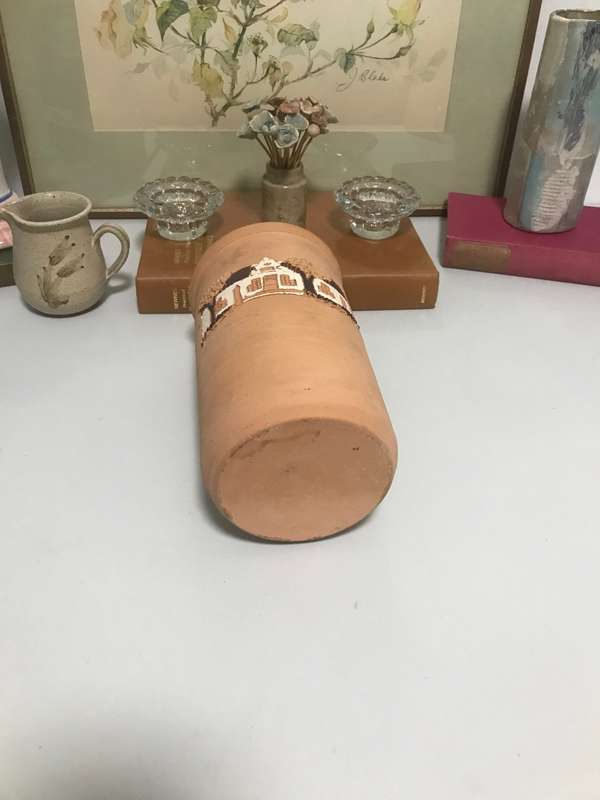 Pottery Vase or Utensils Holder or Wine Cooler 23cm x 14cm