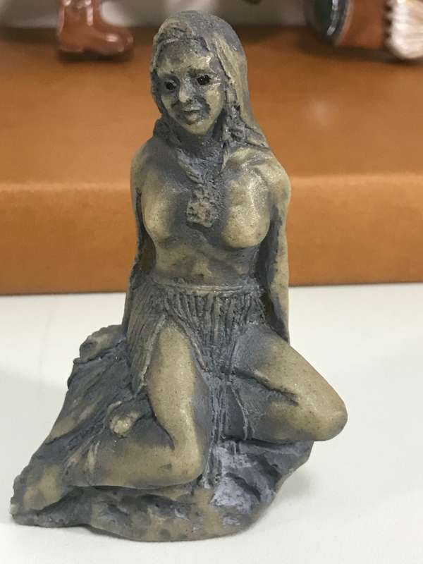 Statue of Pania New Zealand in Stone made in New Zealand 12cm x 7cm