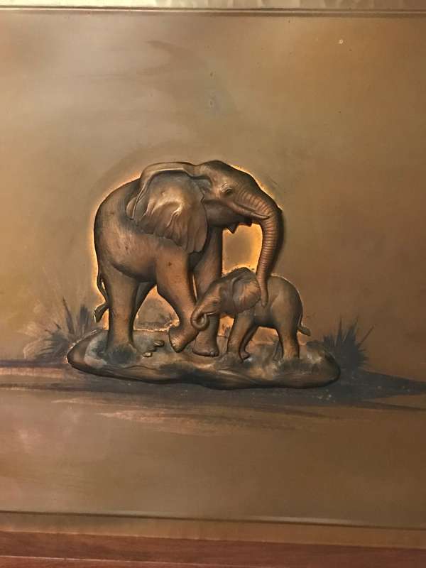 3D Art Elephant Michelle Original by Space Age Products Big Frame 85cm x 61cm