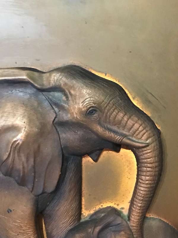 3D Art Elephant Michelle Original by Space Age Products Big Frame 85cm x 61cm