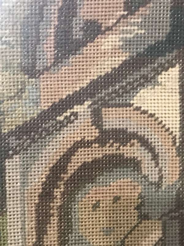 Louis xv Scene Tapestry Needlepoint Family Father Mother and Son 80cm x 65 cm