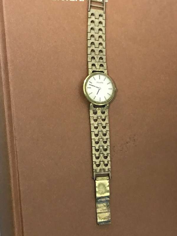 Swiss Made Nivada Gold Watch Mechanical winding unisex