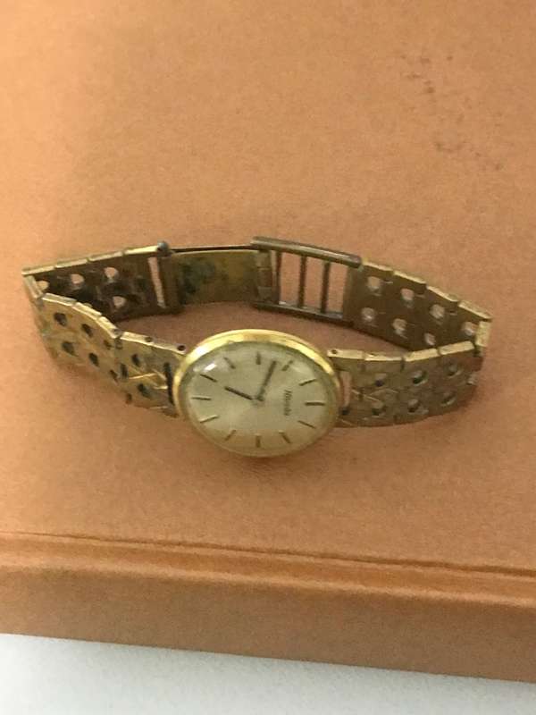 Swiss Made Nivada Gold Watch Mechanical winding unisex