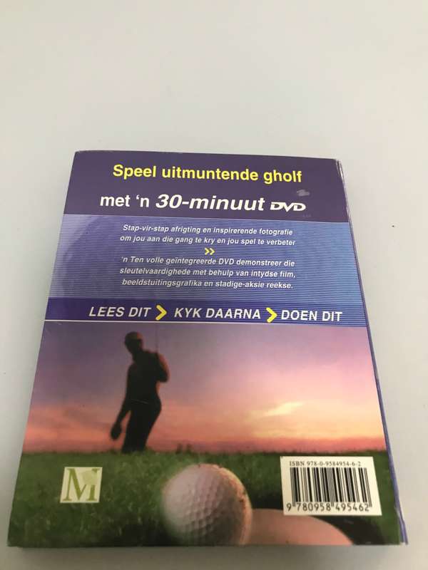 Golf in Aksie Boek en met Lewendige aksieDVD deur Gavin Newman