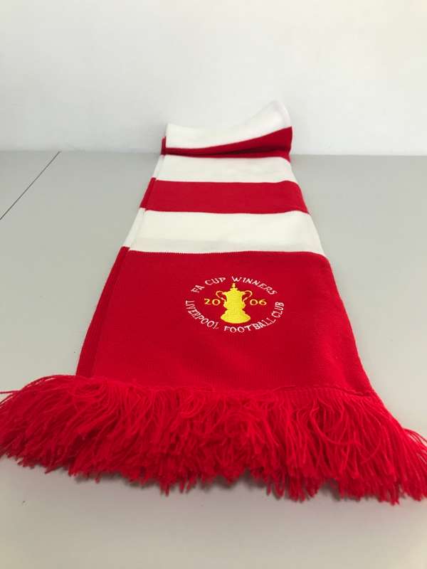 Lot of Two, Liverpool new scarf and a to z book by Michael Heatley combo