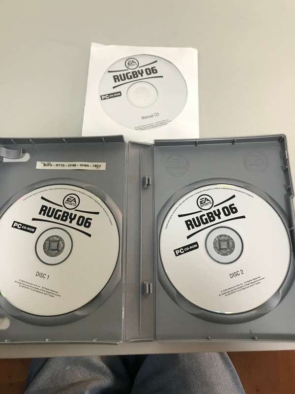 Rugby 06 3 Disc PC CD ROM EA Sports