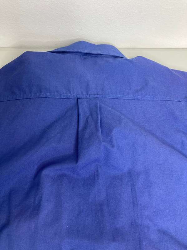 Polo Short sleeve Men shirt Blue Medium