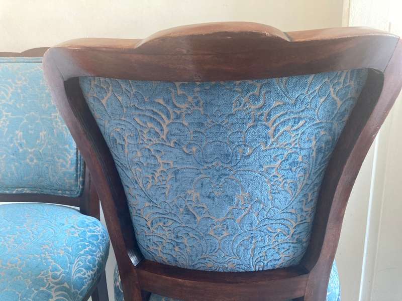 Two Antique Victorian Diningroom chairs Dark