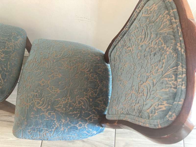 Two Antique Victorian Diningroom chairs Dark