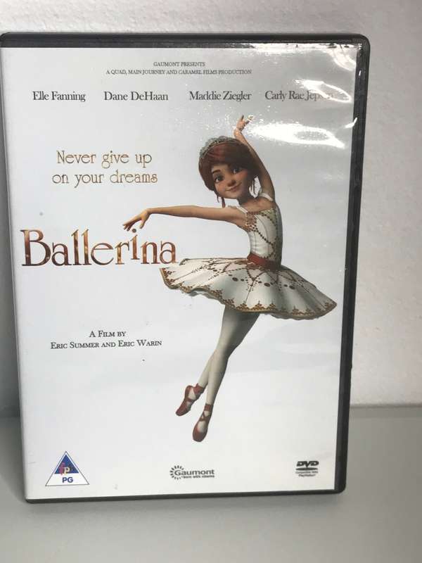 DVD Ballerina Never give up on your dreams